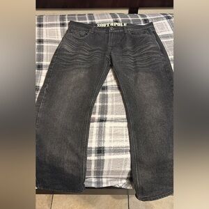 Southpole Original Collection MCM XCI grey Dark Jeans 36/30 Vintage